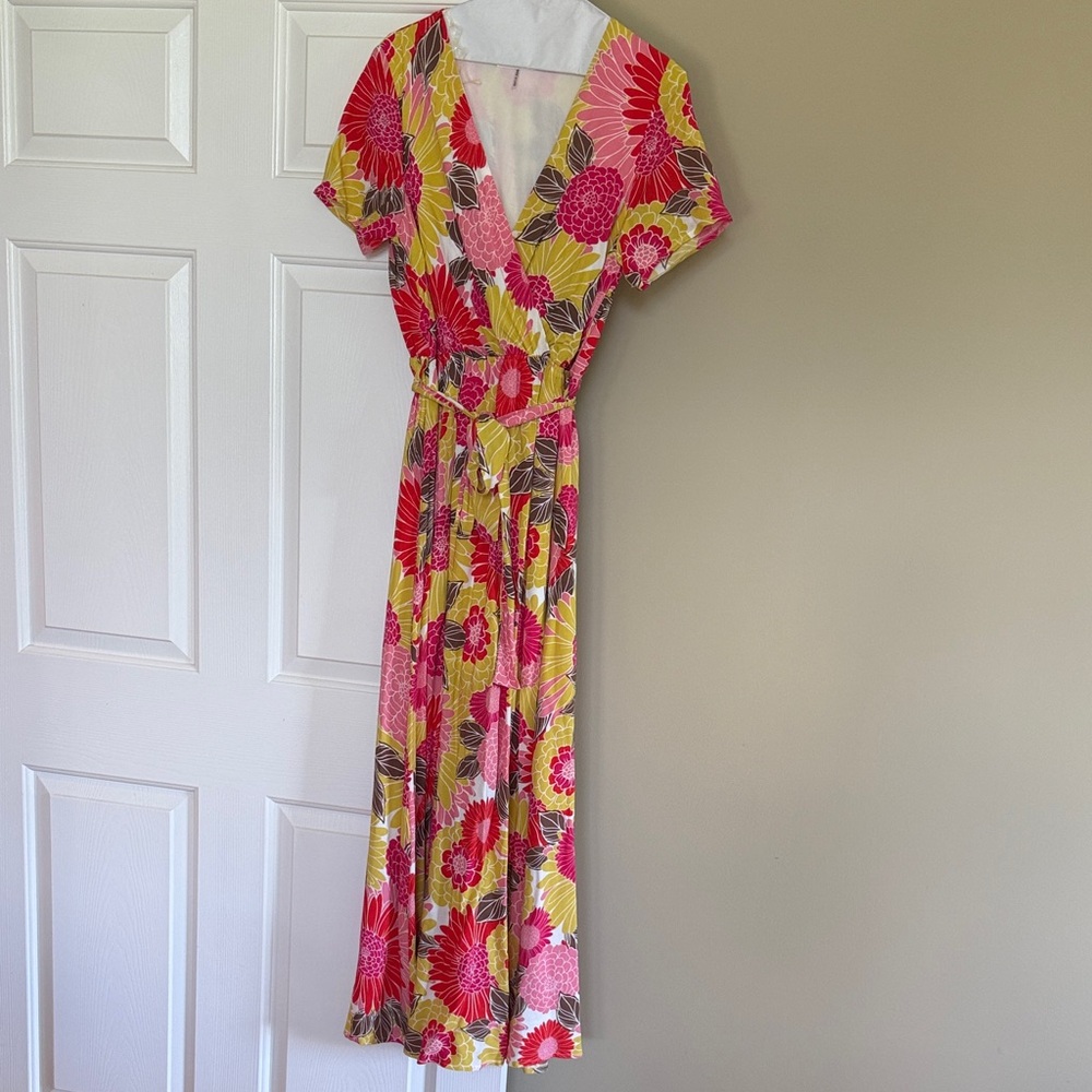 Vibrant Floral Maxi Dress